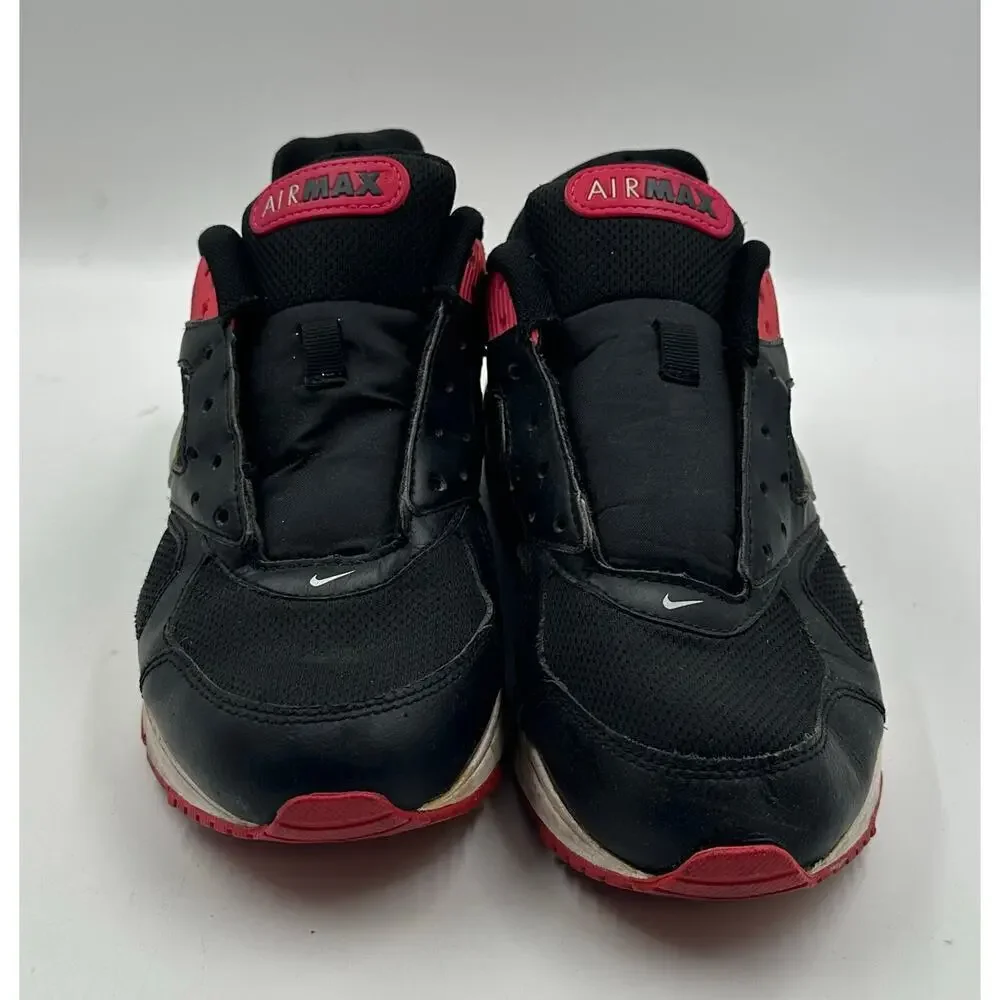 Nike Air Max IVO Lace Up Sneakers Black Pink 580519 002 Womens 8.5